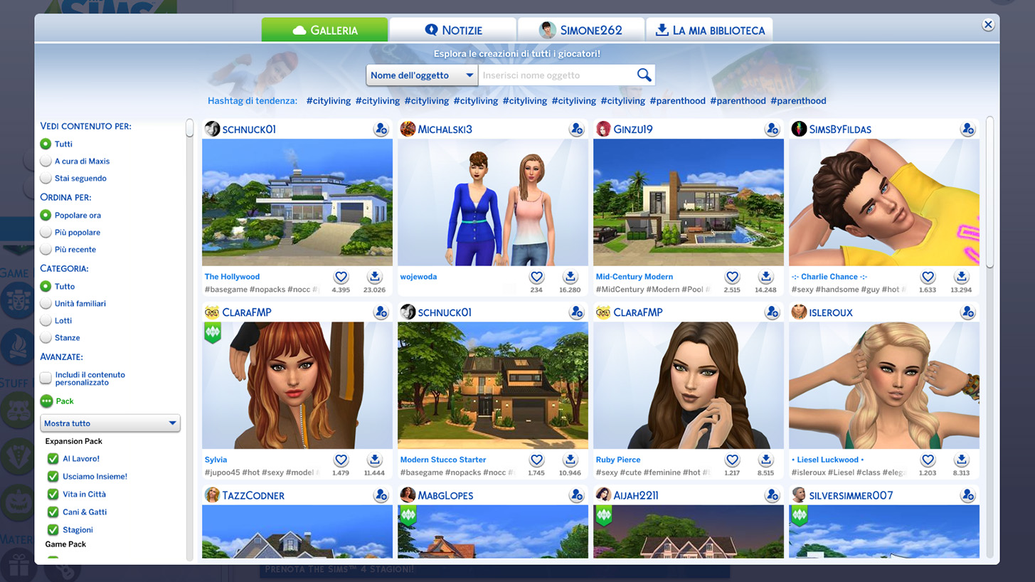 The Sims 4 Gallerria