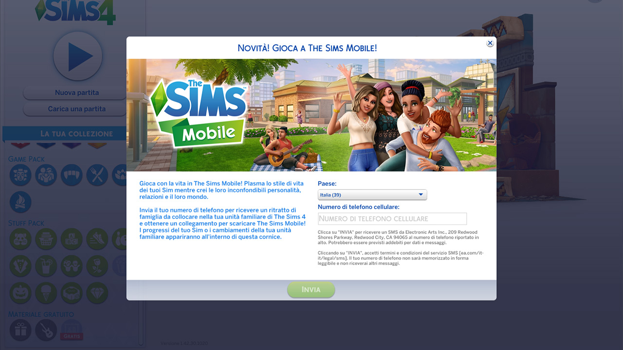 The Sims 4 Ritratto Famiglia