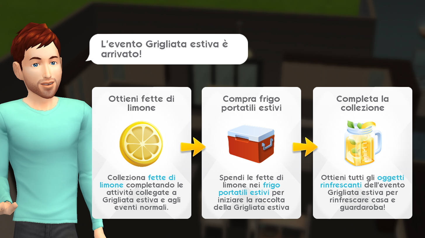 The Sims Mobile Evento Grigliata Estiva