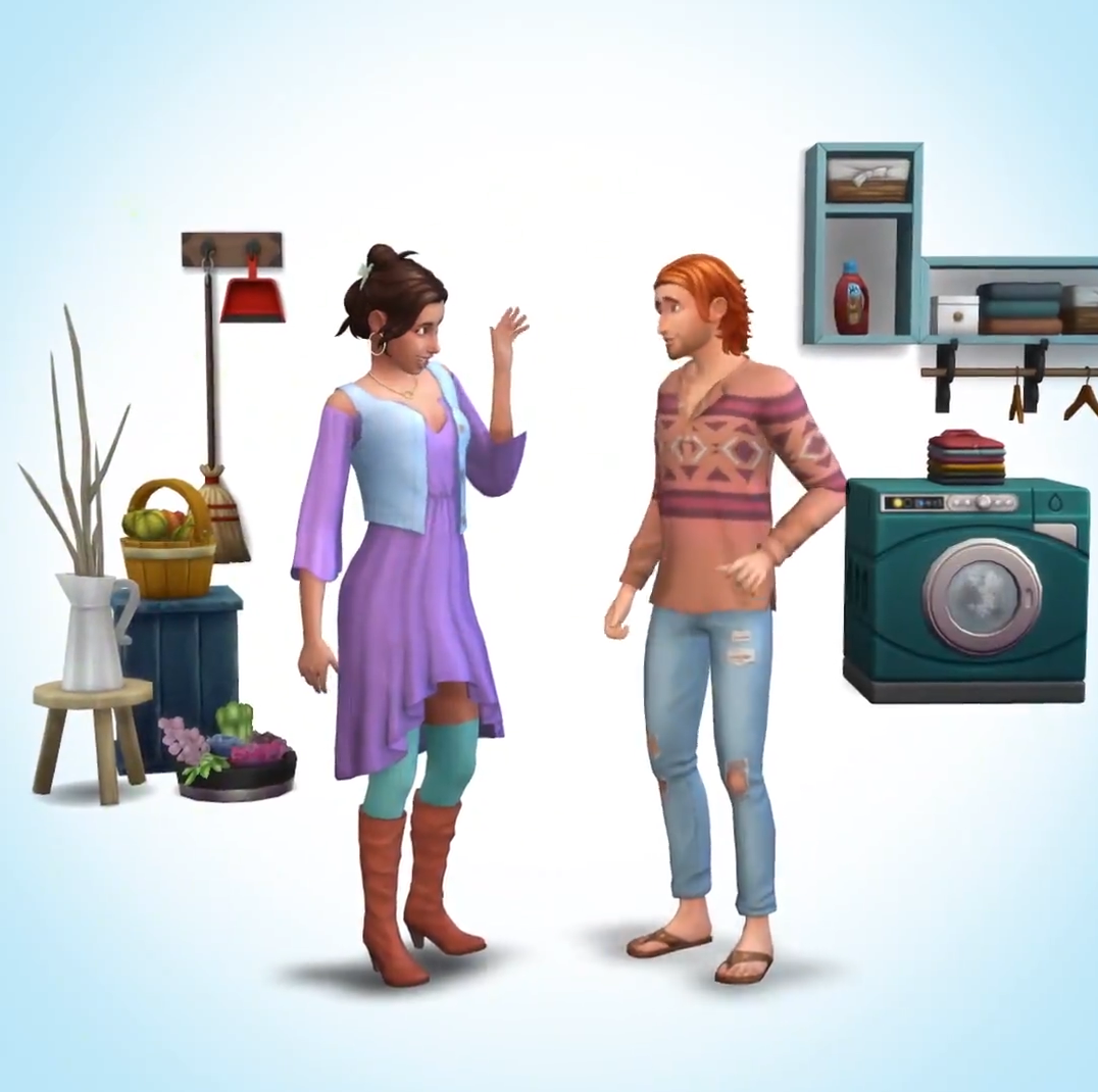 ts4 stuff pack giorno di bucato annuncio