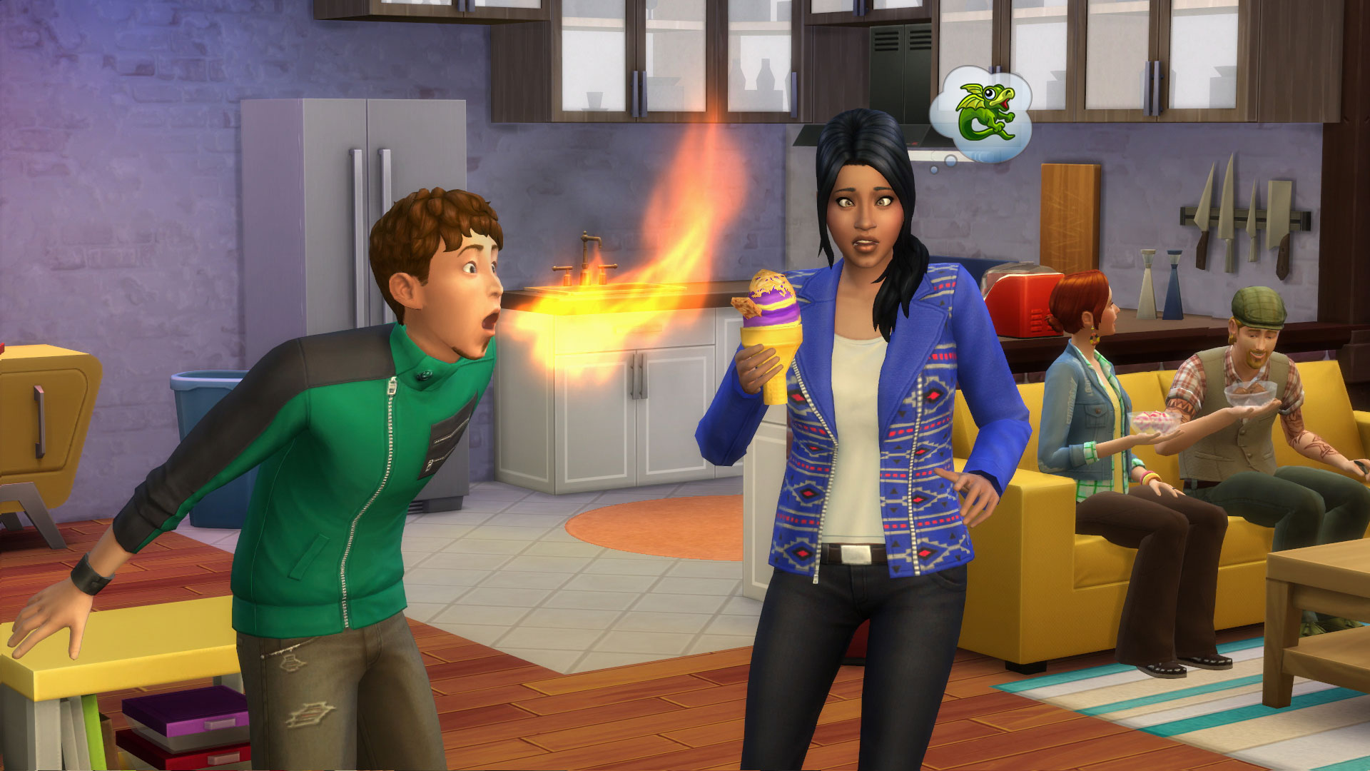 The SIms 4 cucina perfetta gusti gelato