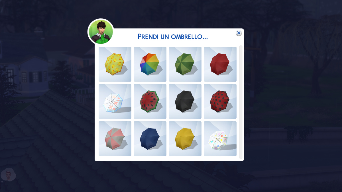 The Sims 4 Stagioni Ombrelli