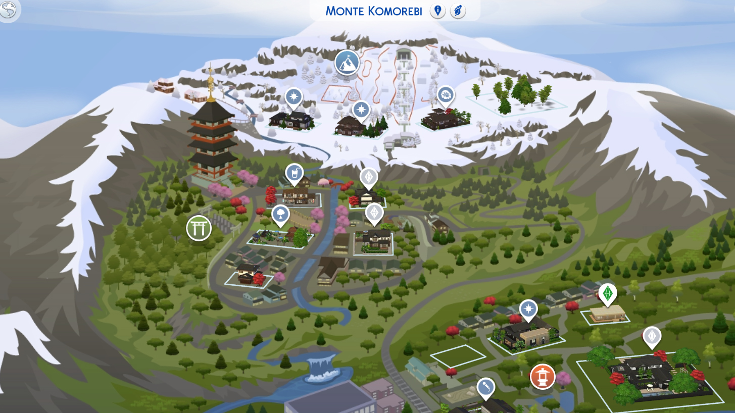 The Sims 4 Oasi Innevata Monte Komorebi The Sims 4 Oasi Innevata Monte Komorebi