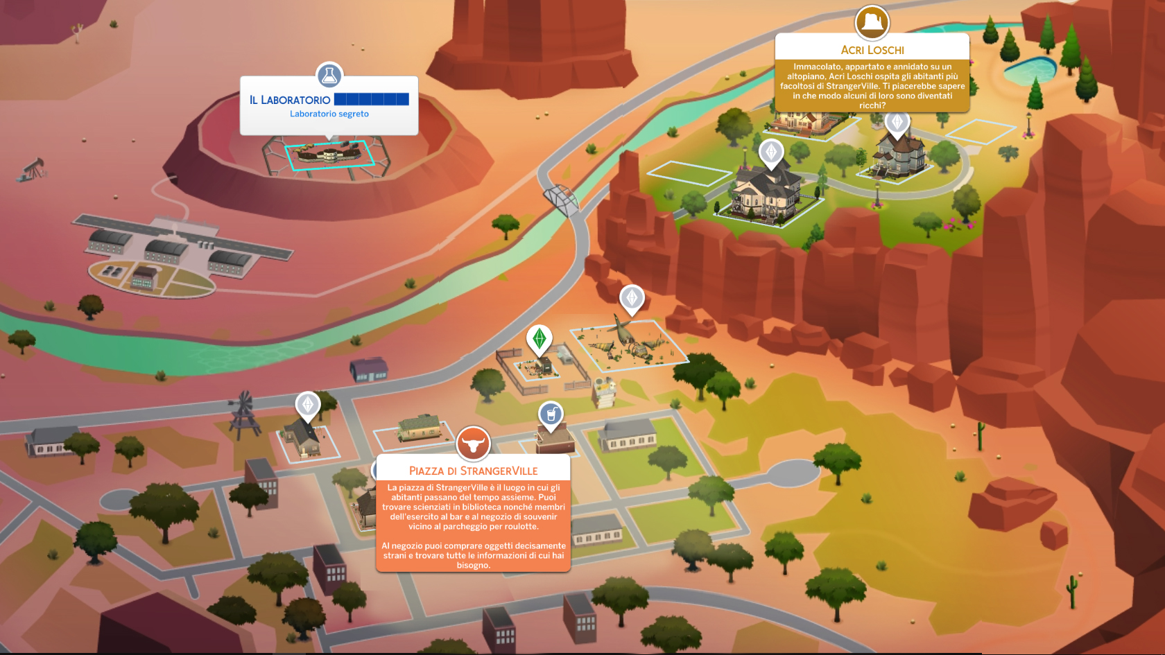 The Sims 4 StrangerVille Map